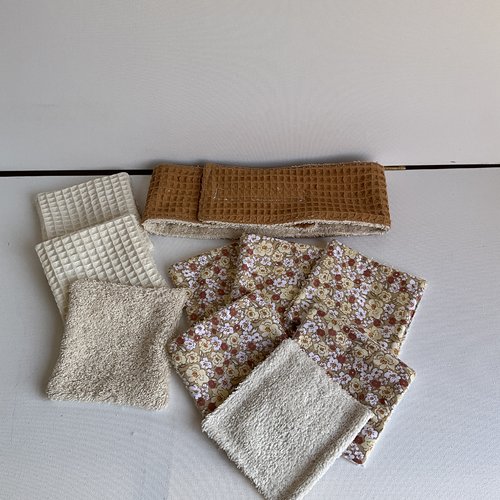 Kit beauté lingettes lavables