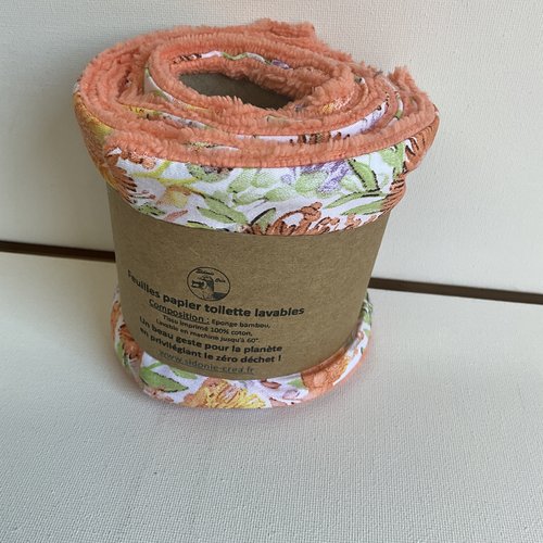 Feuilles papier toilette lavables en rouleau