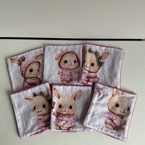 Lingettes bébé lavable