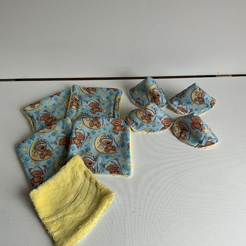 Lingettes bébé lavable+ tipi à pipi