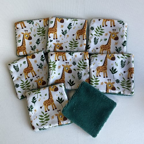 Lingettes bébé lavable