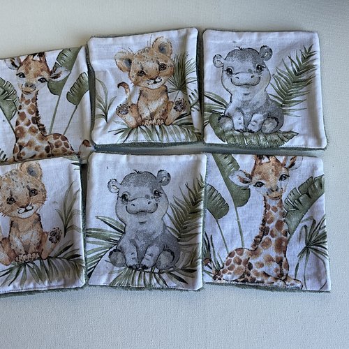 Lingettes bébé lavable