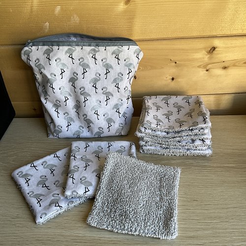 Lingettes démaquillantes lavables