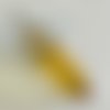 1 breloque pendentif gemme transparente jaune