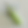 1 breloque pendentif gemme mat vert