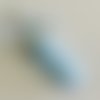 1 breloque pendentif gemme mat bleu clair