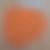 1 estampe pendentif feuille monstera orange 49mm filigrane
