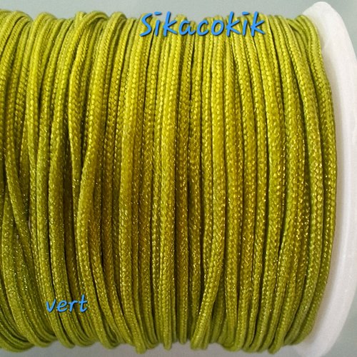 1 bobine rouleau fil nylon vert 0.8mm