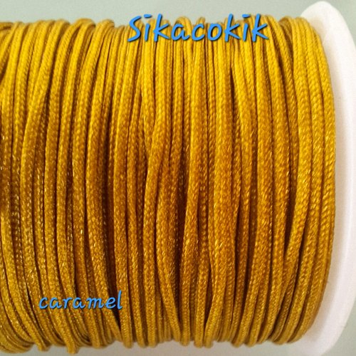 1 bobine rouleau fil nylon caramel 0.8mm