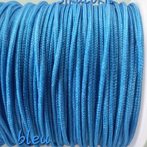 1 bobine rouleau fil nylon bleu 0.8mm
