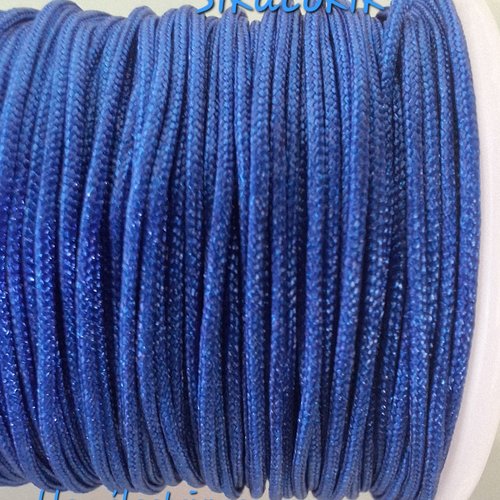 1 bobine rouleau fil nylon bleu électrique 0.8mm