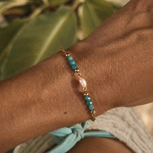 Bracelet amazonite et nacre adria