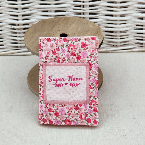 Porte cartes liberty rose