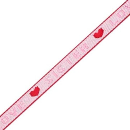 1 métré ruban à message tissé love ruban pour bracelet 10 mm de largeur texte sister love