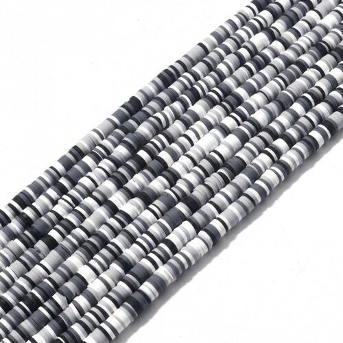 Perles heishi multicolore 300 perles rondelles pâte polymère 6mm multicolore perles pour la fabrication de bijoux