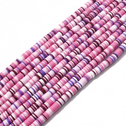 Perles heishi multicolore 300 perles rondelles pâte polymère 6mm multicolore perles pour la fabrication de bijoux