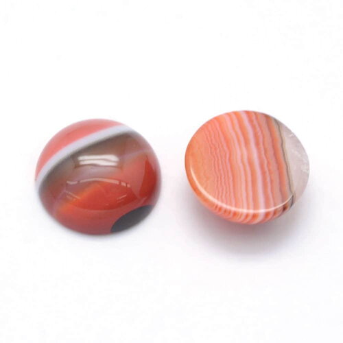 Cabochon rond en pierre agate naturelle 12 mm agate cabochon vendu à l'unité