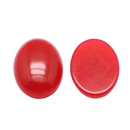 Cabochon ovale en jade naturel 18 mm cabochon en jade vendu à l'unité