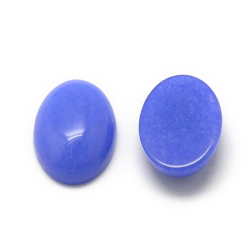 Cabochon ovale en jade naturel 18 mm cabochon en jade vendu à l'unité