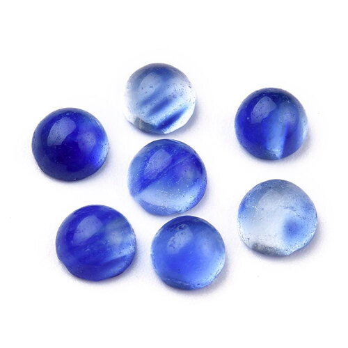Cabochon rond en verre cabochon en verre 4 mm vendu à l'unité