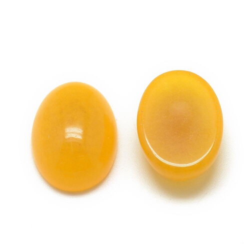 Cabochon ovale en jade naturel 18 mm cabochon en jade vendu à l'unité