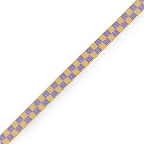 1 métré ruban à message tissé cubes pour bracelet 10 mm de largeur - 88377