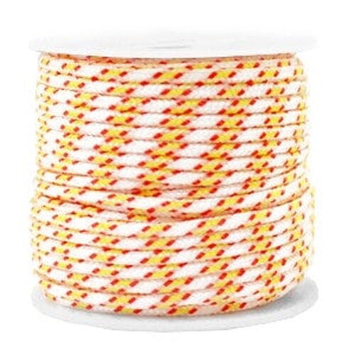 Cordon en polyester 2 mm cordon pour bijoux cordelette blanc jaune longueur 1 mètre