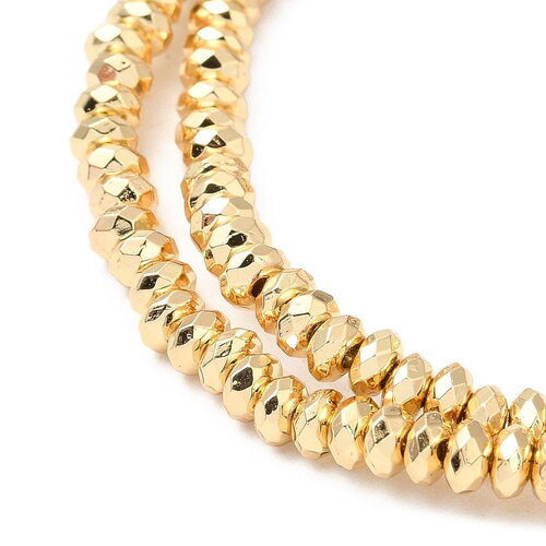 140 perles rondelles hématite non magnétique 4 mm