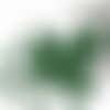 Grosses perles de rocaille vertes en verre perles rocaille 4 mm lot de 100g