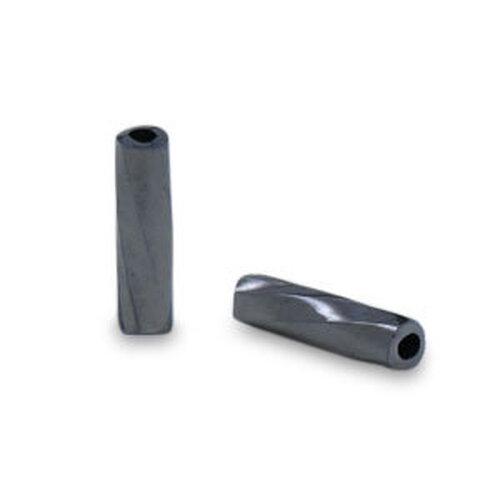 Bugles twist 6 mm perles rocaille bleu nuit tube perle tube en verre - 10 grammes