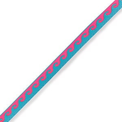 1 métré ruban à message tissé vagues ruban pour bracelet 10 mm de largeur texte vagues - 80372