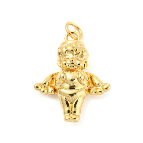 Pendentif ange cupidon doré pendentif cupidon breloque ange doré