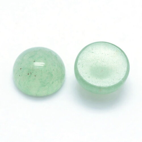 Cabochon rond en pierre naturelle aventurine 6mm cabochon aventurine vendu à l'unité