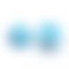 Cabochon rond en pierre turquoise synthétique 6mm cabochon turquoise vendu à l'unité