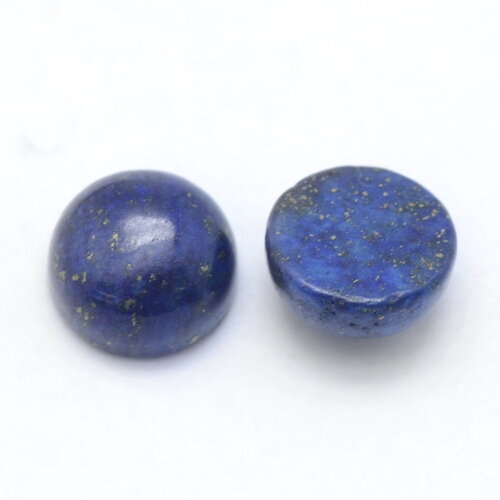 Cabochon rond lapis lazuli naturelle cabochon dôme 8 mm vendu à l'unité