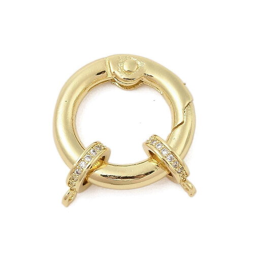 Fermoir pendentif doré plaqué or 18 carats fermoir doré 25 mm
