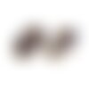 Perle ethnique indonésienne boho en laiton 22 mm