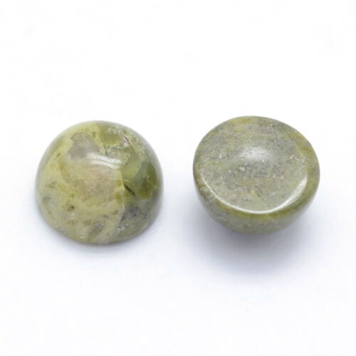 Cabochon rond en pierre naturelle unakite 6 mm cabochon unakite vendu à l'unité