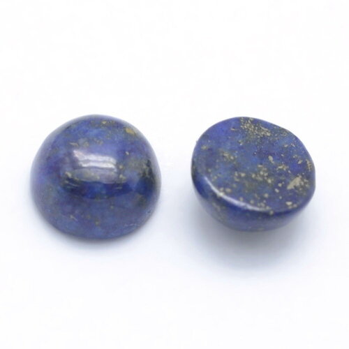 Cabochon rond en pierre naturelle lapis lazuli 6mm cabochon lapis lazuli teint vendu à l'unité