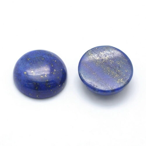 Cabochon rond en pierre naturelle lapis lazuli 12mm cabochon lapis lazuli teint vendu à l'unité