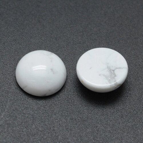 Cabochon rond howlite naturel 12mm cabochon howlite vendu à l'unité