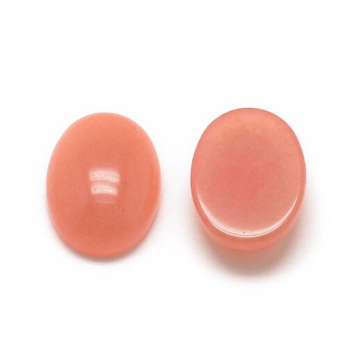 Cabochon ovale en jade naturel 18 mm cabochon en jade vendu à l'unité