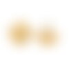 Clous d'oreilles pour cabochon en acier inoxydable 304 support boucle puce d'oreille doré