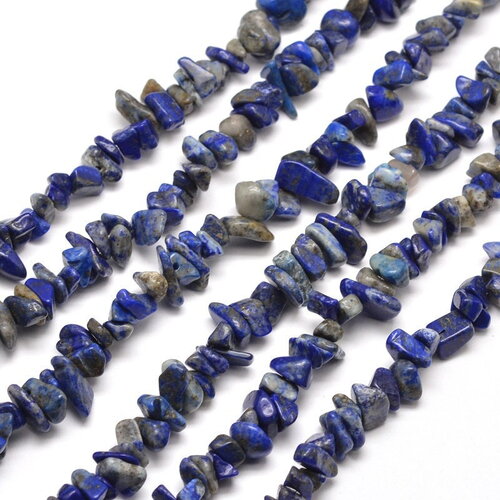 50 perles chips lapis lazuli naturelle perles lapis lazuli