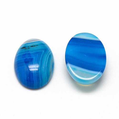 Cabochon ovale en agate naturelle 18 mm cabochon en agate naturelle vendu à l'unité