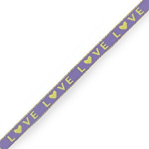 1 métré ruban à message tissé love ruban pour bracelet 10 mm de largeur texte love - 88380