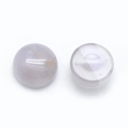 Cabochon rond en pierre améthyste 8mm cabochon améthyste vendu à l'unité