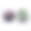 Cabochon rond zoisite naturel 12mm cabochon zoisite vendu à l'unité