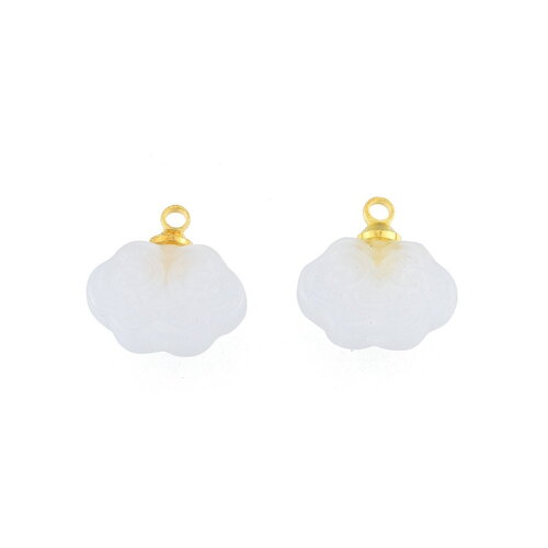 Breloque nuage en verre pendentif nuage de bon augure
