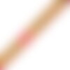 1 métré ruban à message tissé you &amp; me ruban pour bracelet 10 mm de largeur